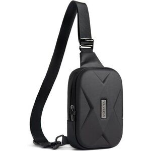 Hard Shell Sling Bag Waterproof Crossbody Shoulder Bag Anti Theft Travel Pack